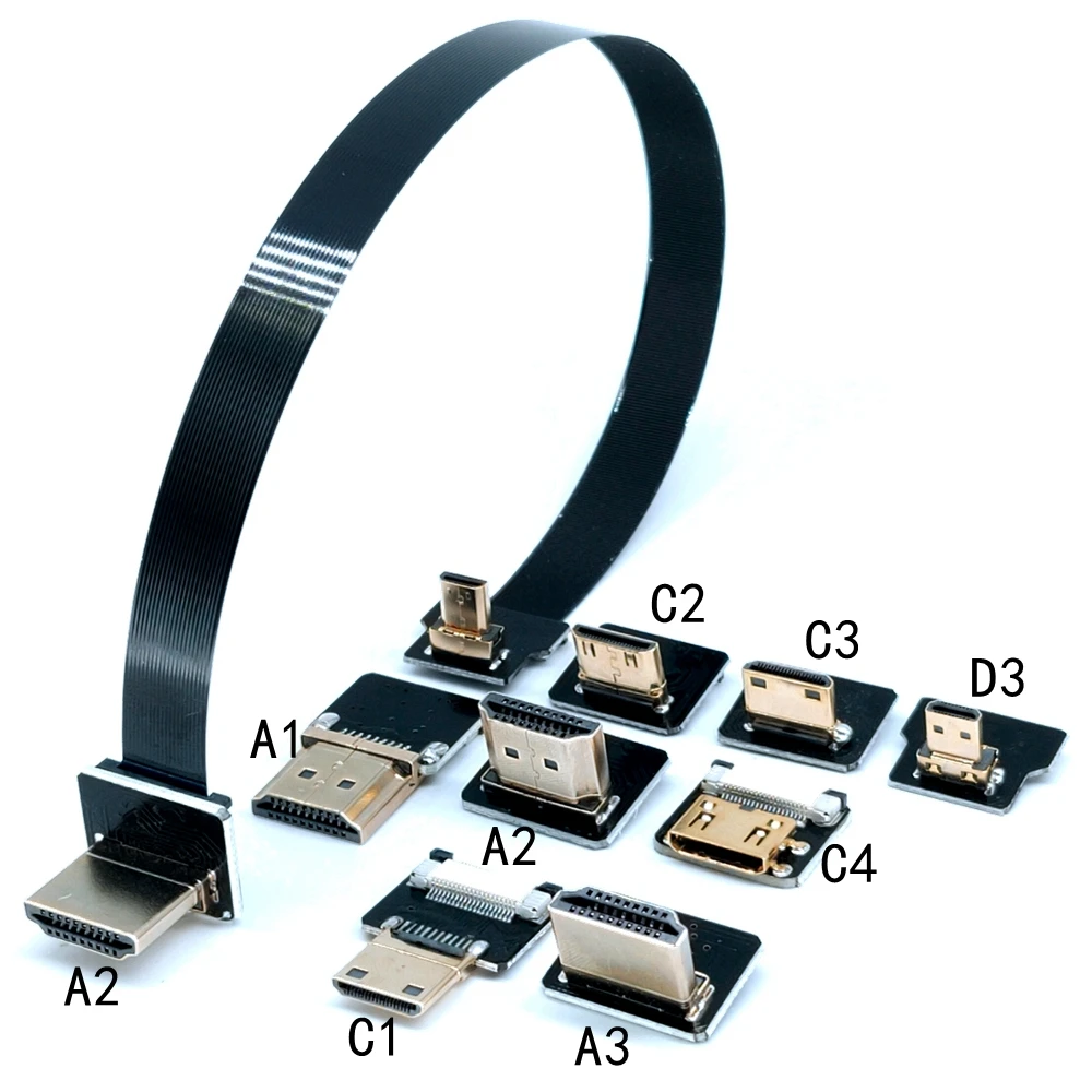 Pi Camera Cable - Fpv mini hdmi para hdmi cabo,