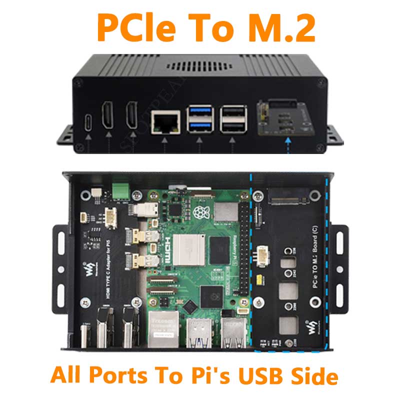 Raspberry Pi Kit - Raspberry Pi 5 Box Case Kit,