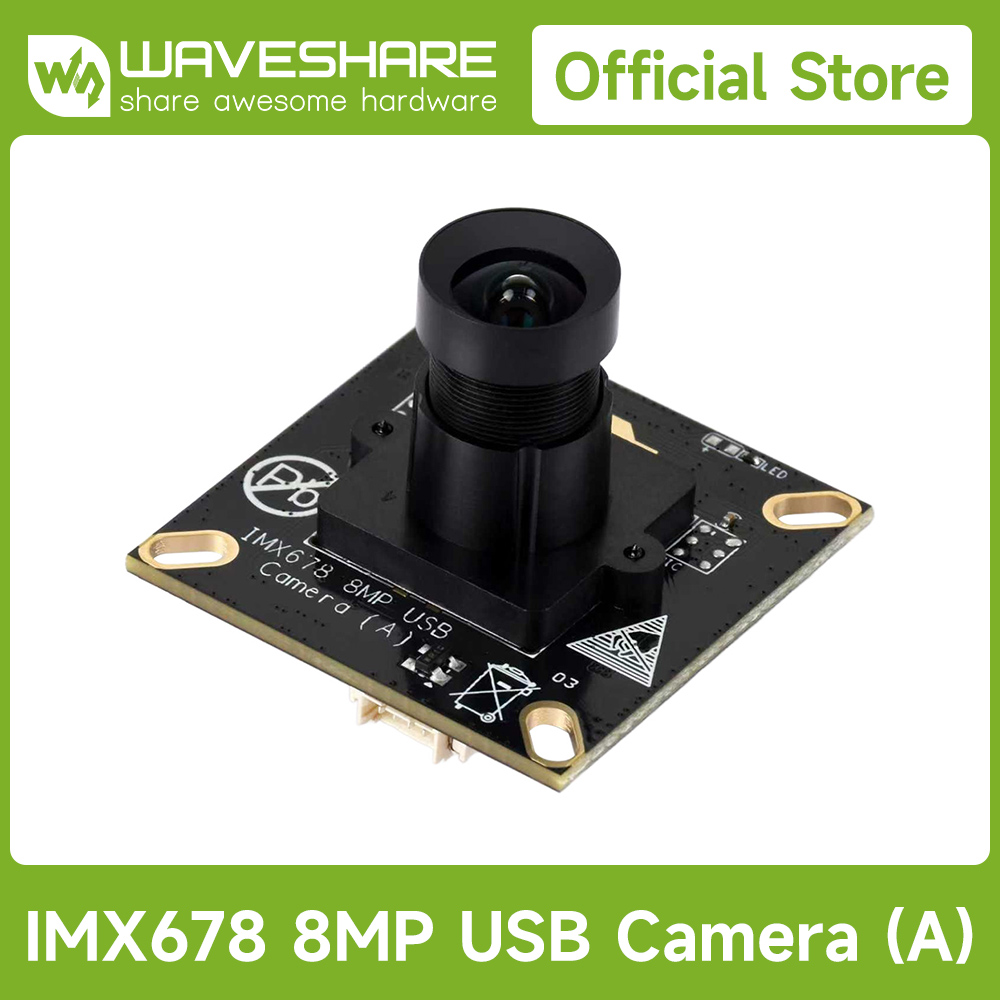 Raspberry Pi Global Shutter Camera Imx296 - Módulo de câmera USB Waveshare IMX678