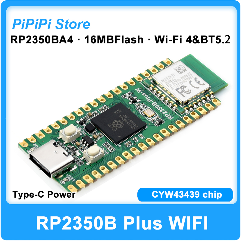 Raspberry Pi Kit - Placa de desenvolvimento rp2350b plus w