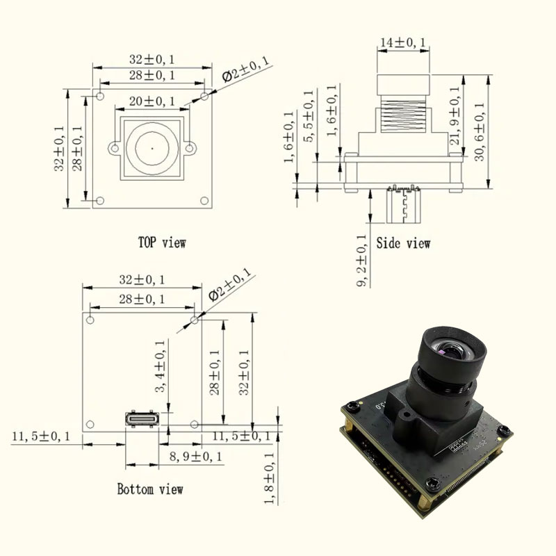 Módulo de Câmera Industrial HD - Pi Camera Module avaliação e preço