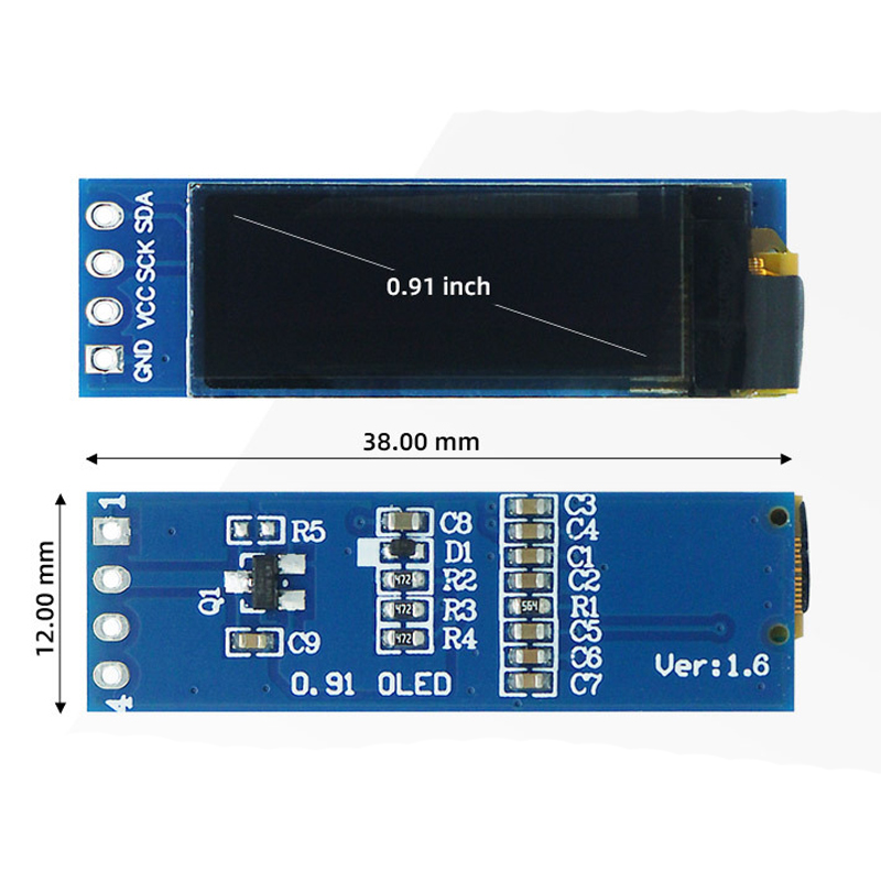 Módulo de Display OLED de 0,91 - Pi 4 Case avaliação e preço