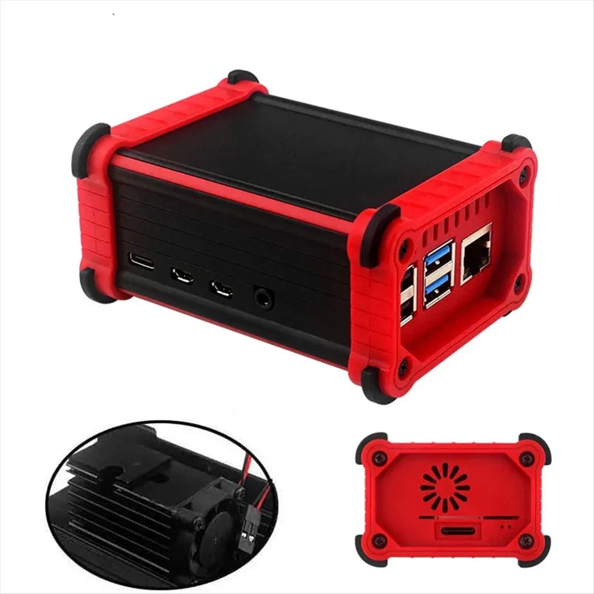 T1032C-Para Pi 4, Caixa de Alu - Pi 4 Case avaliação e preço