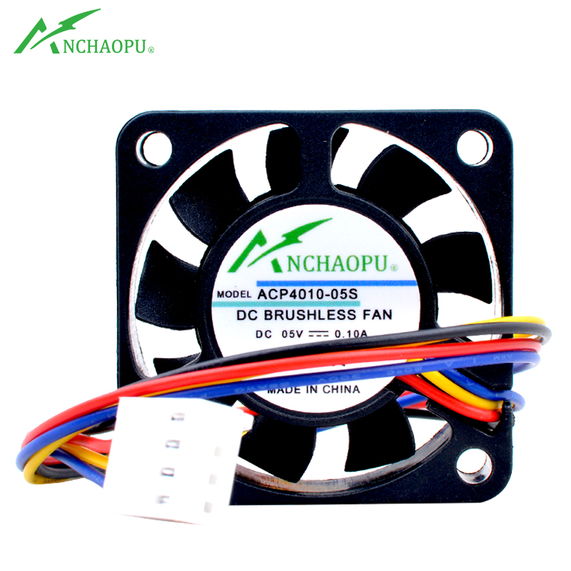 ANCHAOPU 4cm 40mm ventilador 4 - Pi 4 Case avaliação e preço