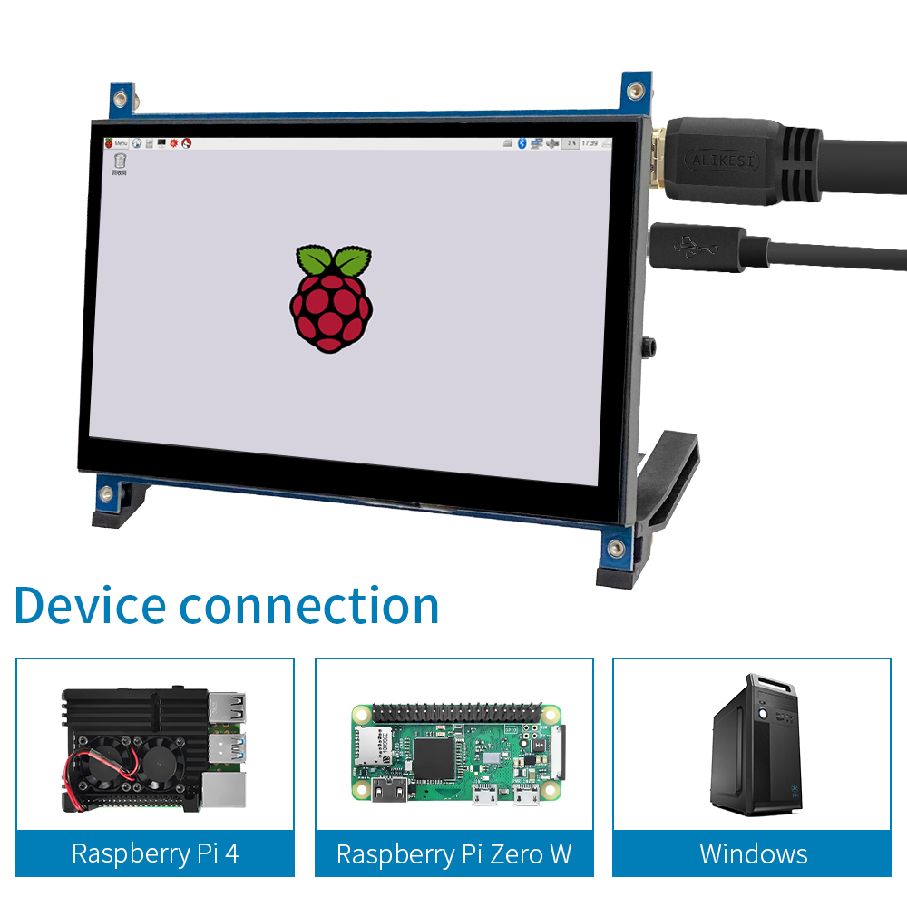 Monitor IPS de 7 Polegadas Com - Raspberry Pi 4 avaliação e preço