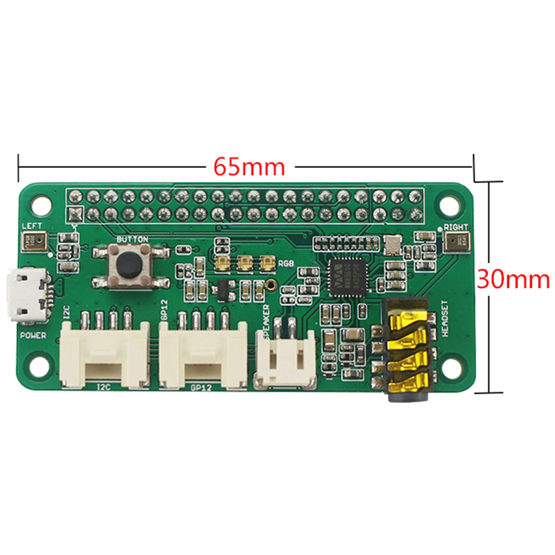 ReSpeaker 2-Mics Pi Hat para M - Pi Zero avaliação e preço