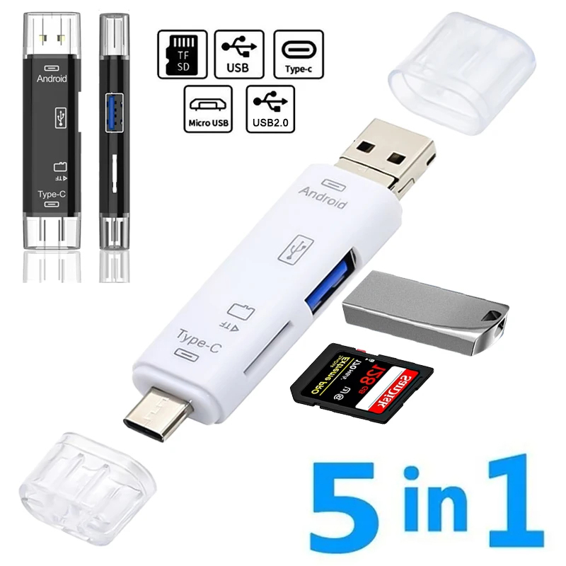 5 em 1 multifuncional usb 2.0  - Micro Sd Card avaliação e preço