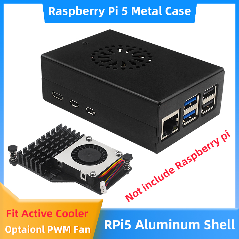 Raspberry pi 5 caixa de liga d - Pi 5 Case avaliação e preço