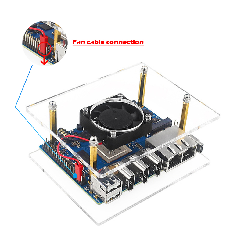 Conjunto de caixa de cluster d - Pi 4 Case avaliação e preço