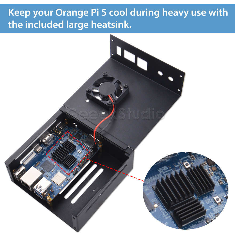 Orange Pi Metal Protective Cas - Pi 5 Case avaliação e preço