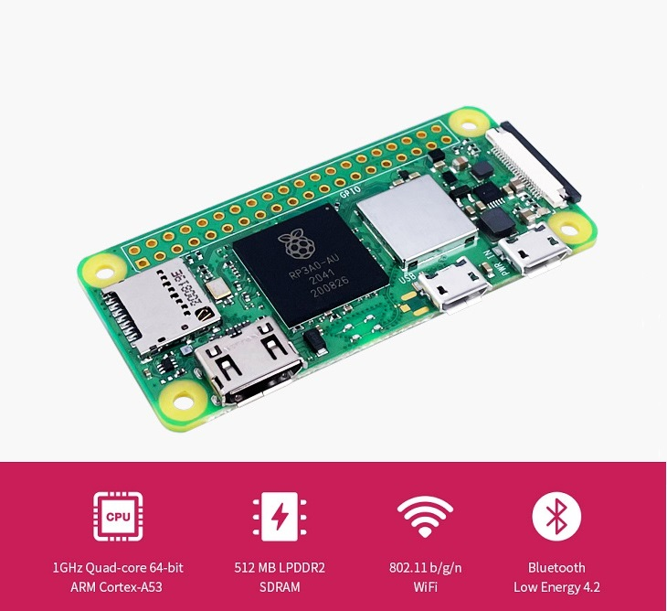 Raspberry Pi Zero 2 W, Cinco V - Pi Zero avaliação e preço