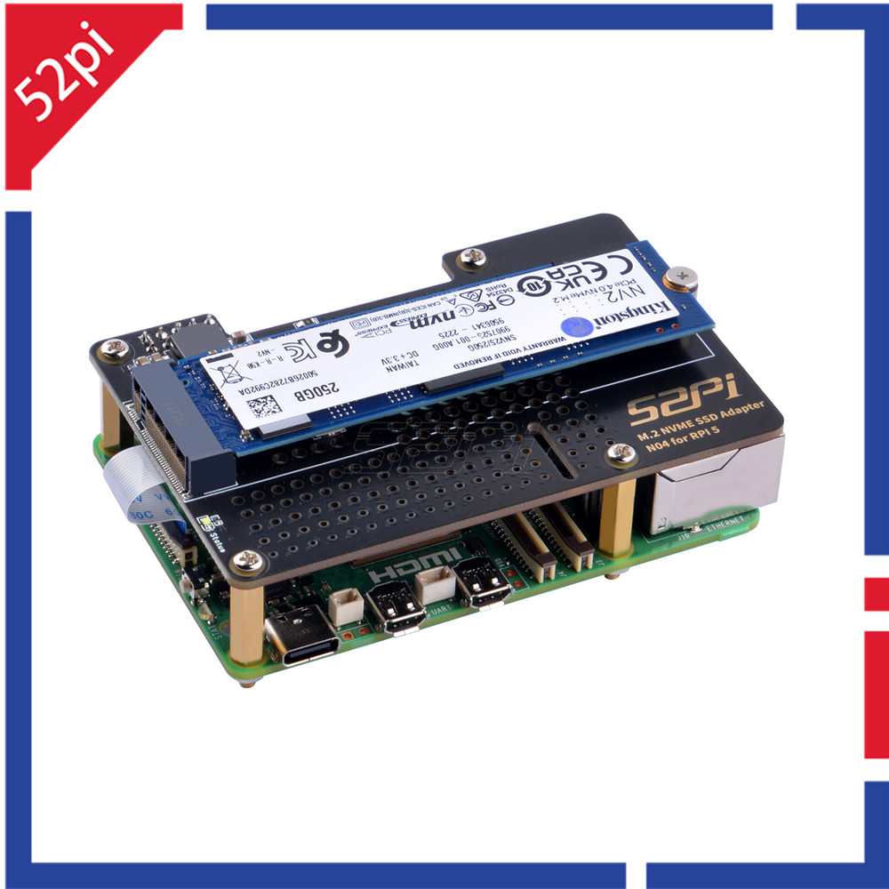 52Pi Raspberry Pi 5 N04 M.2 22 - Pi Cooler avaliação e preço