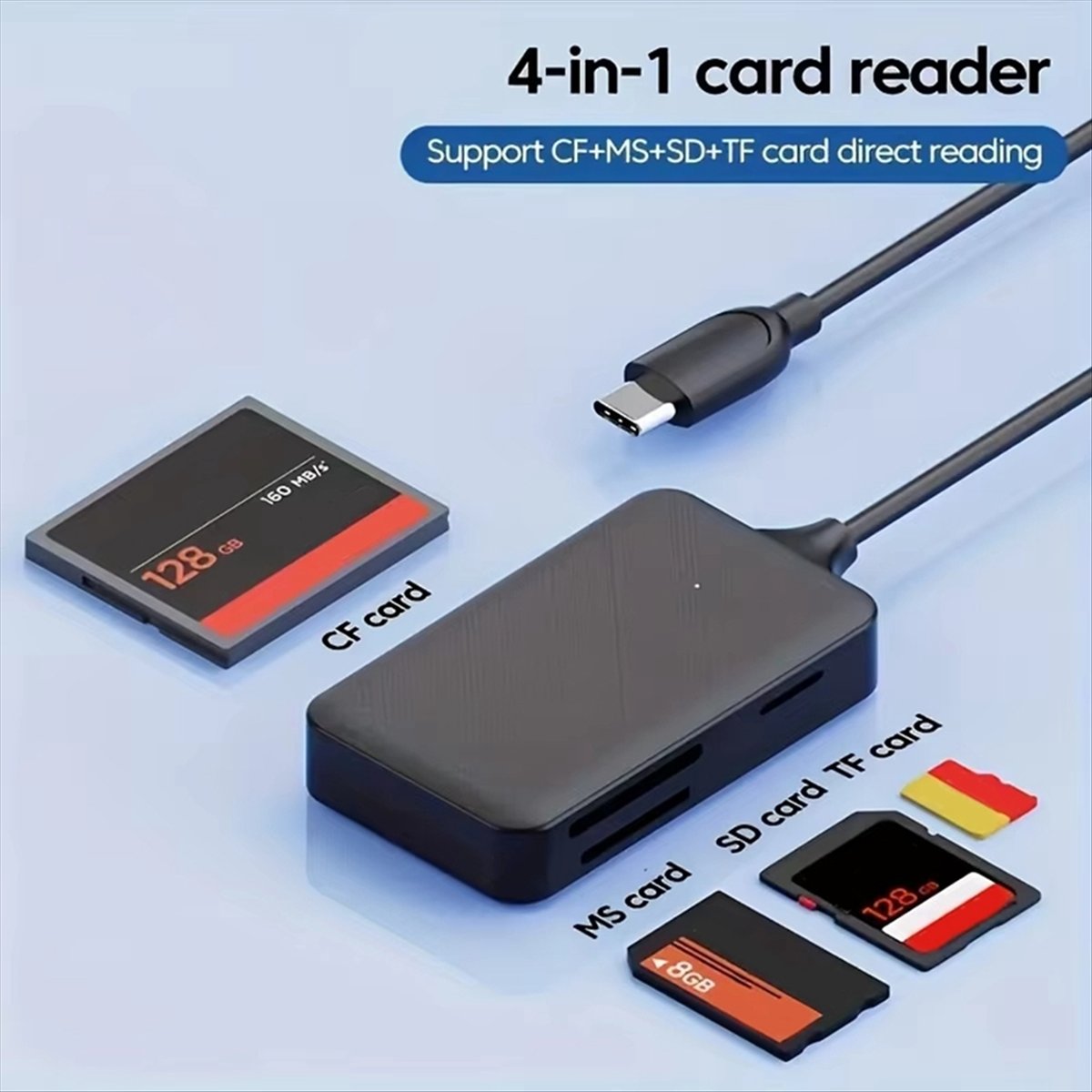 (A60I) Leitor de Cartão 4 em 1 - Micro Sd Card avaliação e preço