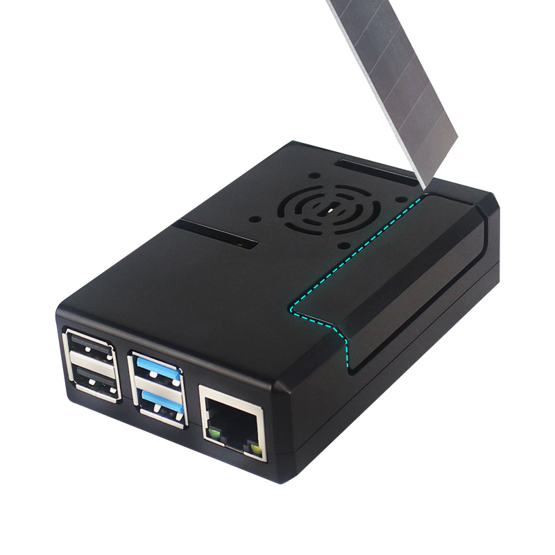 Capa de Plástico ABS Preta par - Pi 4 Case avaliação e preço