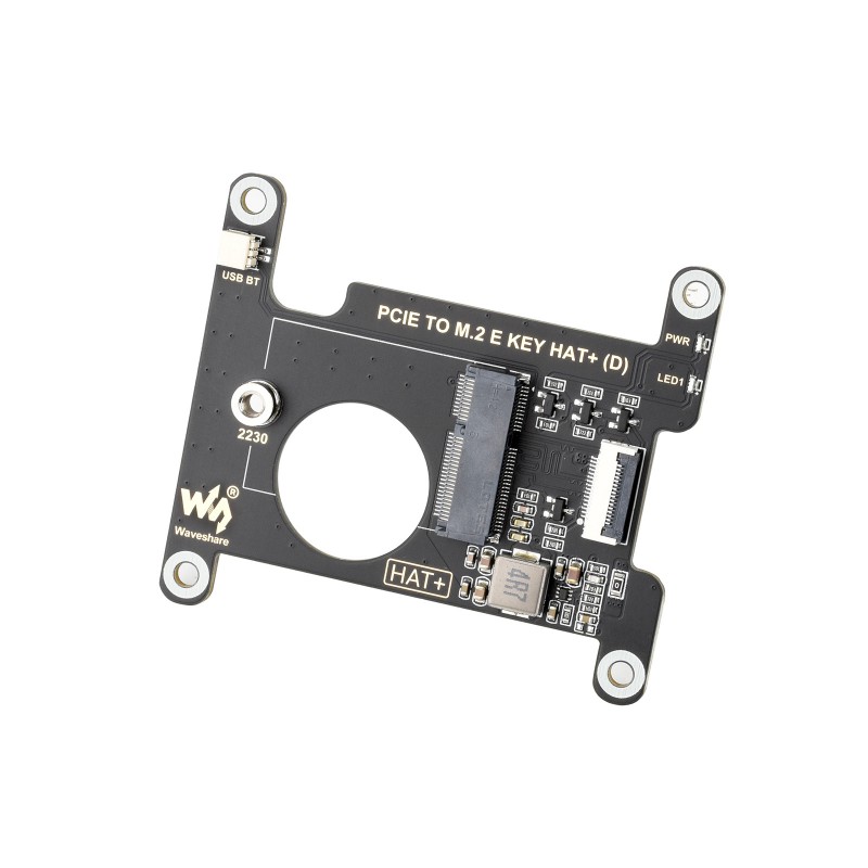 Waveshare PCIe para M.2 E KEY  - Raspberry Pi 5 avaliação e preço